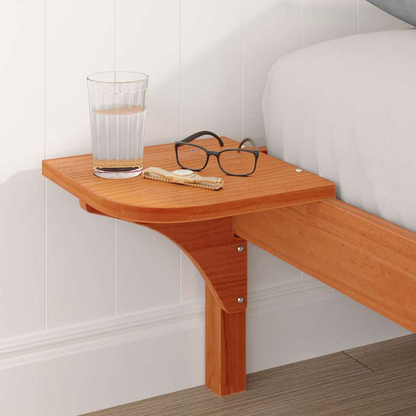 140 x 200 cm Vaha ruskea sängyn runko massiivinen mänty