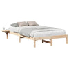 Luonnollinen 4FT Small Double Sängyn runko Massiivinen mänty