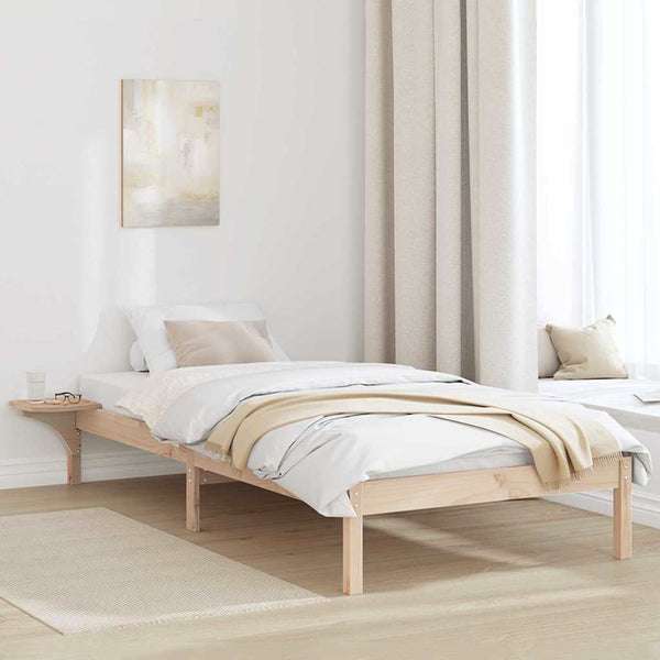 Luonnollinen 3FT Single Sängyn runko Massiivinen mänty