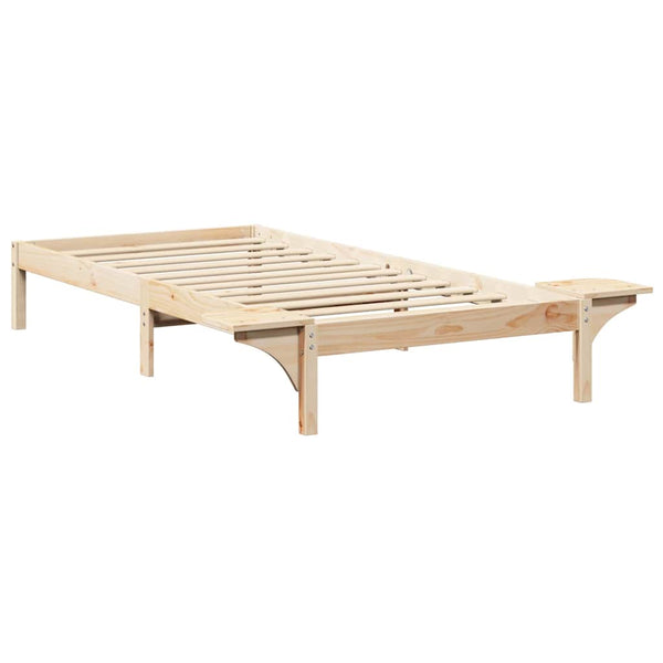Luonnollinen 3FT Single Sängyn runko Massiivinen mänty