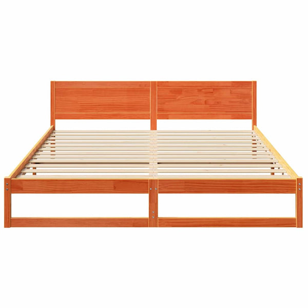 Vaha ruskea sängyn runko 6FT Super King Size massiivinen mänty