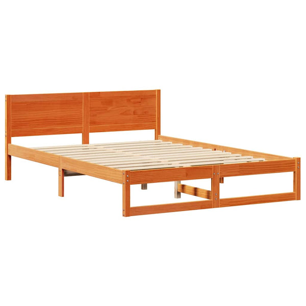 Sängyn runko 5FT King Size ruskea Vaha massiivinen mänty