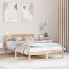 Luonnollinen sängyn runko 140 x 190 cm Massiivinen mänty
