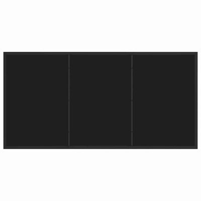 Musta piharuokailu setti Hasen 140x70x73cm (5 pcs)