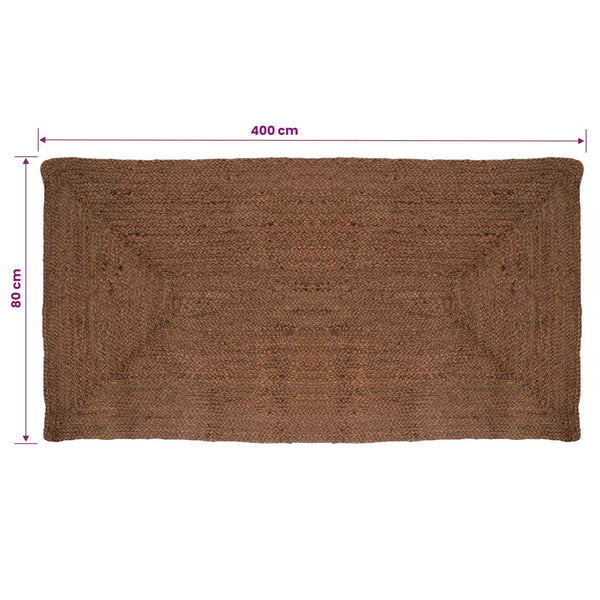 Alue Matto Harmaa 80 x 400 cm Juutti