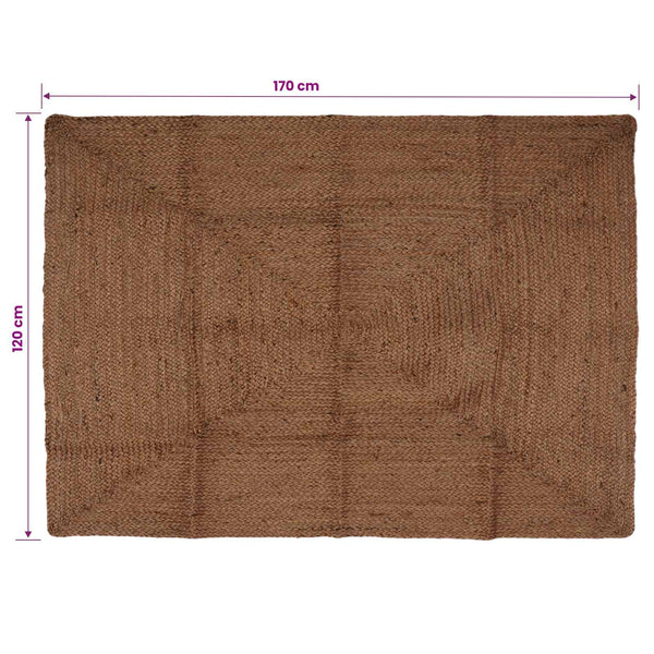 Alue Matto Harmaa 120 x 170 cm Juutti