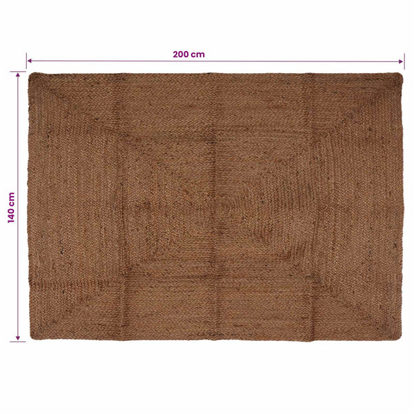 Alue Matto Harmaa 140 x 200 cm Juutti