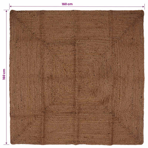 Alue Matto Harmaa 160 x 160 cm Juutti
