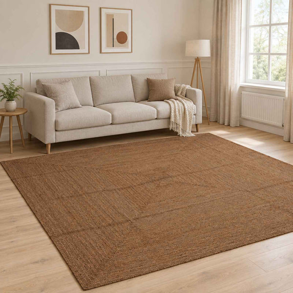 Alue Matto Harmaa 300 x 300 cm Juutti