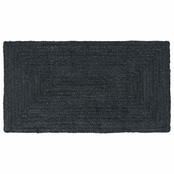 Alue Matto Tummanharmaa 60 x 110 cm Juutti