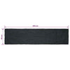 Alue Matto Tummanharmaa 60 x 250 cm Juutti