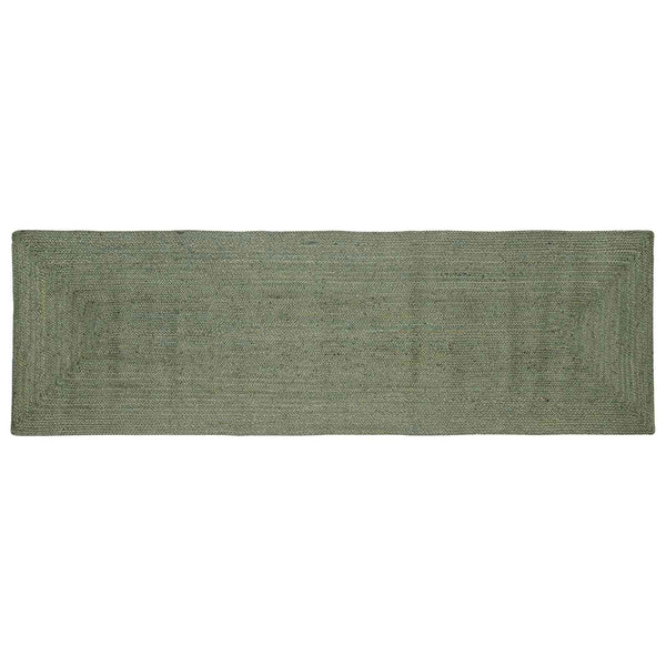 Alue Matto Oliivinvihreä 80 x 300 cm Juutti