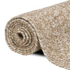 Alue Matto Luonnollinen ja valkoinen 60 x 110 cm Juutti
