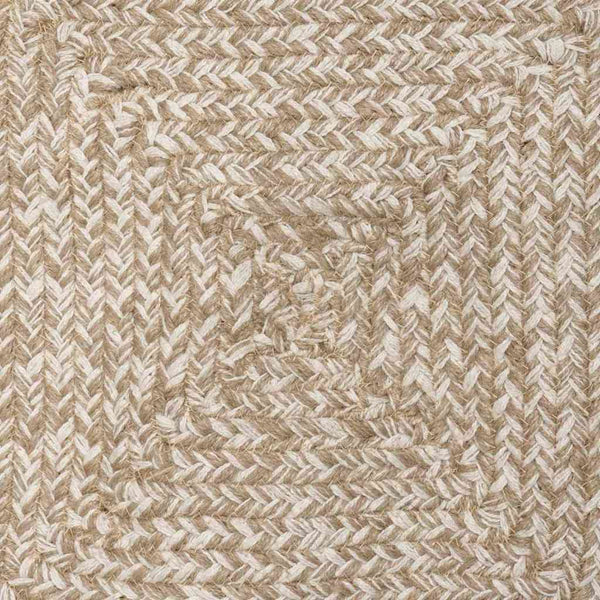 Alue Matto Luonnollinen ja valkoinen 60 x 110 cm Juutti