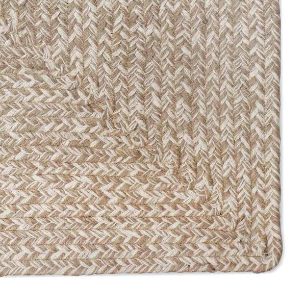 Alue Matto Luonnollinen ja valkoinen 60 x 110 cm Juutti