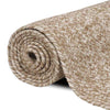 Alue Matto Luonnollinen ja valkoinen 80 x 200 cm Juutti