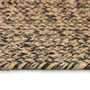 Alue Matto Luonnollinen ja musta 200 x 290 cm Juutti