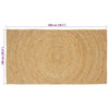 Alue matot Luonnollinen 100 x 200 cm Juutti