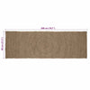 Alue matot Harmaa 80 x 200 cm Juutti