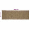 Alue matot Harmaa 80 x 300 cm Juutti