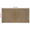 Alue matot Harmaa 100 x 200 cm Juutti