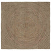 Alue matot Harmaa 120 x 120 cm Juutti