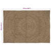 Alue matot Harmaa 120 x 170 cm Juutti