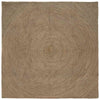 Alue matot Harmaa 200 x 200 cm Juutti