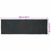 Alue matot Tummanharmaa 80 x 200 cm Juutti