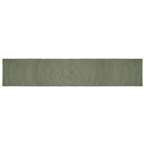 Alue matot Oliivinvihreä 60 x 400 cm Juutti
