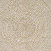 Alue Matto Luonnollinen ja valkoinen 80 x 250 cm Juutti