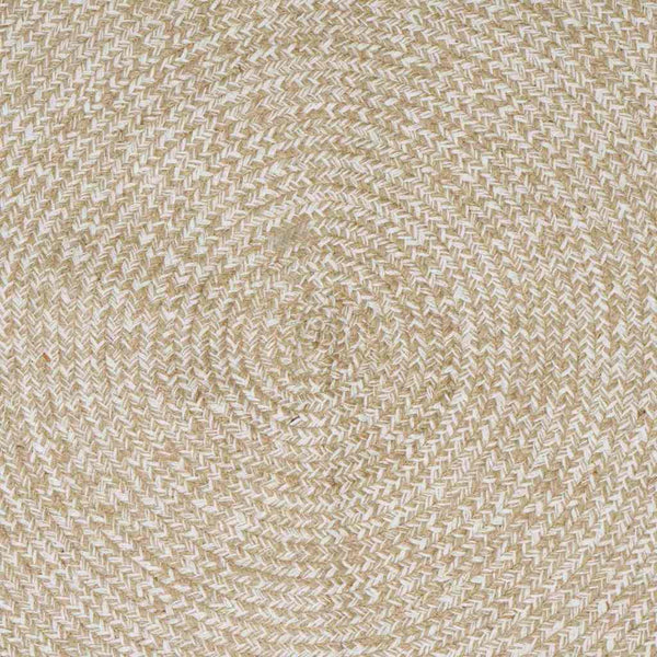 Alue Matto Luonnollinen ja valkoinen 80 x 250 cm Juutti