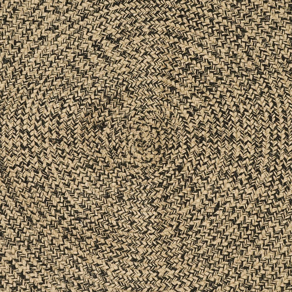 Alue Matto Luonnollinen ja musta 60 x 110 cm Juutti