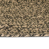 Alue Matto Luonnollinen ja musta 80 x 250 cm Juutti