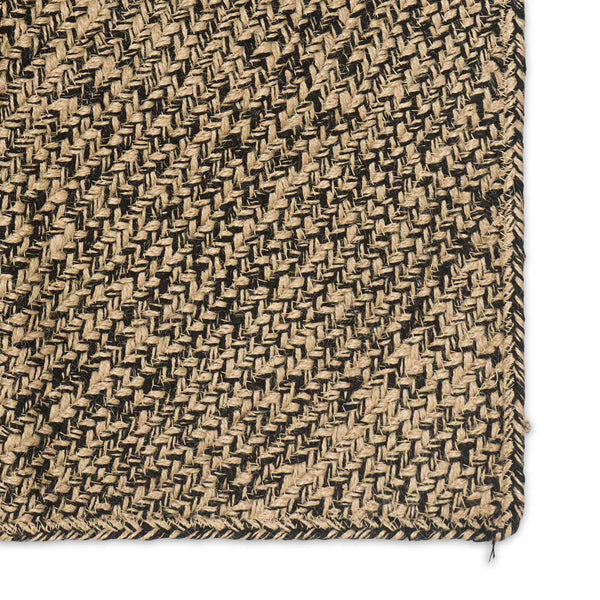Alue Matto Luonnollinen ja musta 80 x 300 cm Juutti