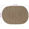 Alue matot Harmaa 100 x 152 cm Juutti