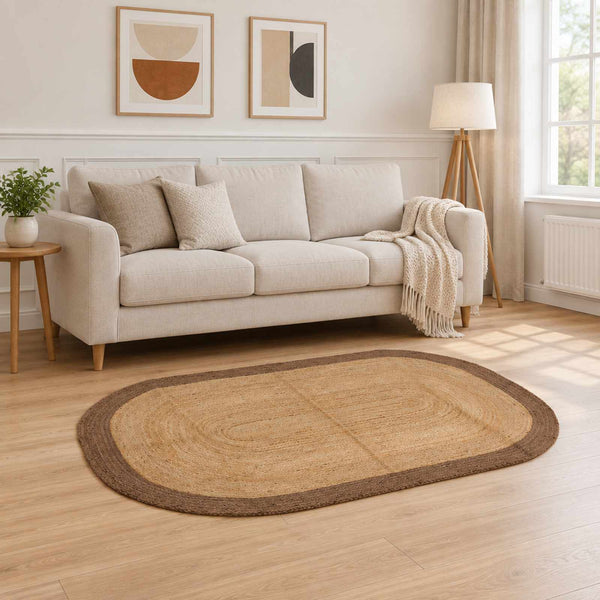 Alue Matto Harmaa 100 x 152 cm Juutti