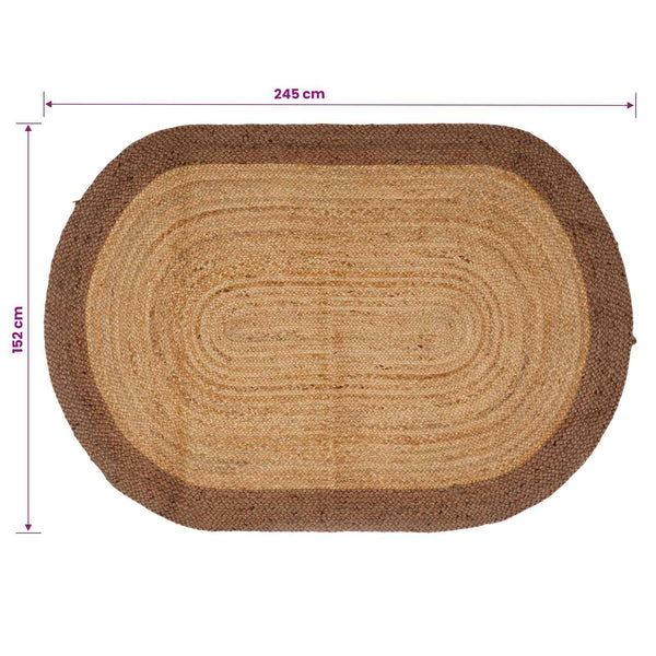 Alue Matto Harmaa 152 x 245 cm Juutti