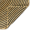 Alue Matto Luonnollinen ja musta 80 x 150 cm Juutti