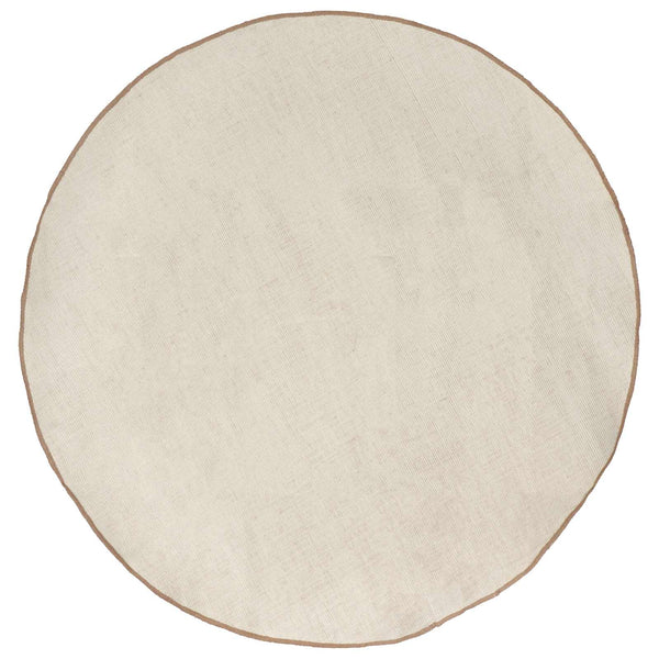 Alue matot Luonnollinen Ø 90 cm Juutti