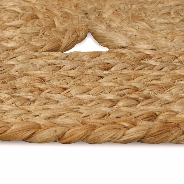 Alue matot Luonnollinen Ø 120 cm Juutti