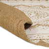 Alue Matto Luonnollinen valkoisella painatuksella 205 x 305 cm