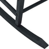 Musta keinutuoli Slauca 65x84x114cm (polyeteeni)