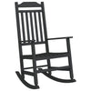 Musta keinutuoli Slauca 65x84x114cm (polyeteeni)