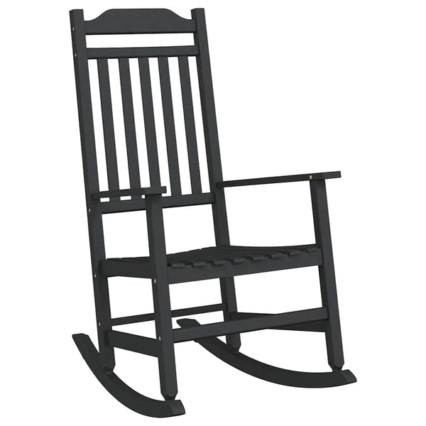 Musta keinutuoli Slauca 65x84x114cm (polyeteeni)