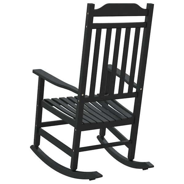 Musta keinutuoli Slauca 65x84x114cm (polyeteeni)