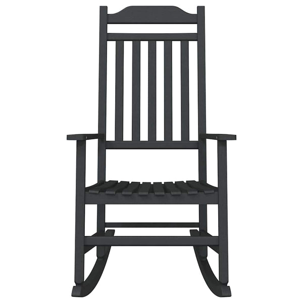 Musta keinutuoli Slauca 65x84x114cm (polyeteeni)