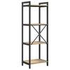 Kirjahylly 40 x 30 x 119 cm Tekninen puu Sonoman tammi