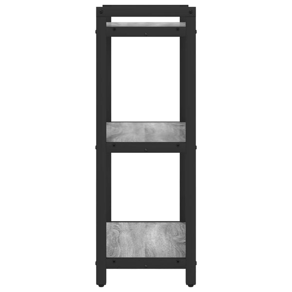 Kirjahylly 40 x 30 x 85 cm Tekninen puu Harmaa sonoma