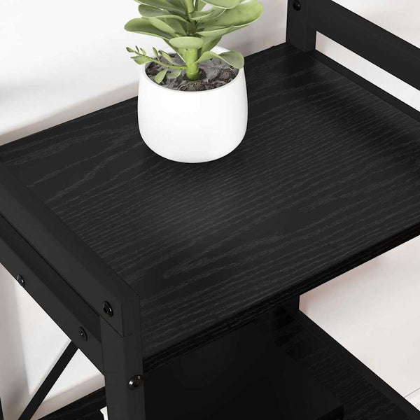 Kirjahylly 40 x 30 x 50 cm Tekninen puu Musta tammi.